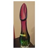 15' ART GLASS VASE