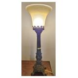 26' TUSKAN SATIN GLASS TABLE LAMP