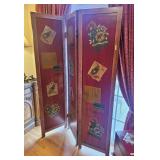 54' 3-PANEL WOODEN SCREEN