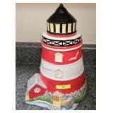 11' CERAMIC LIGHTHOUSE COOKIE JAR