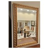 24' X 35' GILT FRAME WALL MIRROR