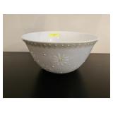 9' DEB MORES PORCELAIN 'LOVES ME' BOWL