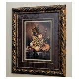 33' X 39' FRAMED 'FRUIT' CENTERPIECE PRINT