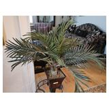 PAIR OF DECORATIVE PALMS W/ PLANTERS