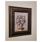 PAIR OF 20' X 24' FRAMED FLORAL PRINTS