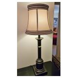 32' BLACK METAL TABLE LAMP