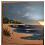 LARGE BECKY C. COASTAL OIL ON CANVAS