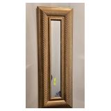 9' X 26' GOLD FRAME MIRROR