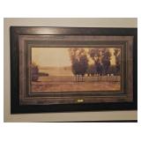 45' SIGNED & FRAMED LANDSCAPE PRINT