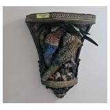 12' METAL PARROT WALL SCONCE