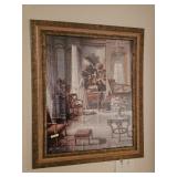 JOHN O'BRIEN FRAMED PARLOR PRINT