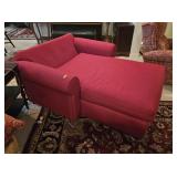 LARGE CRAFT MASTER RED CHASE SOFA
