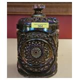 8' IMPERIAL GLASS CARNIVAL HUMIDOR