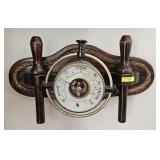 18' WIDE NAUTICAL MOTIF WALL BAROMETER