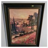 ART FRONCKOWIAK 'TUSCANO VALLEY II' OIL ON BOARD