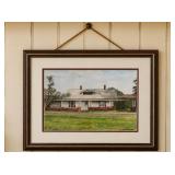 21' X 19' FRAMED COUNTRY HOME PRINT