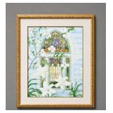 L.H. ALDRIDGE STAIN GLASS WINDOW PRINT