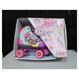 SET OF NICKELODEON JOJO SIWA ROLLER SKATES, 3-6
