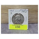 1963-D FRANKLIN HALF DOLLAR, UNC