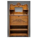 VICTORIAN OAK 'LARKIN' DESK