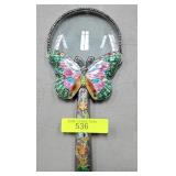 6' CLOISONNï¿½ BUTTERFLY MAGNIFYING GLASS