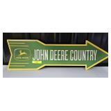 20' JOHN DEERE COUNTRY METAL SIGN