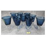 SET OF 10- ARTLAND 8' BLUE STEMS