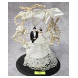 VINTAGE 1950S,  9' CAKE TOPPER