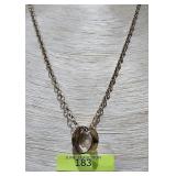 16' GOLD ON STERLING NECKLACE