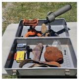 CASE FULL OF ASST. FIELD SHOOTING SUPPLIES