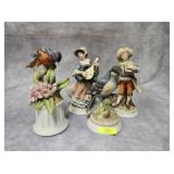 4- PC. LOT OF ASST. LEFTON CHINA FIGURES