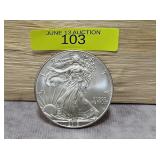 2013 AMERICAN SILVER EAGLE, UNC