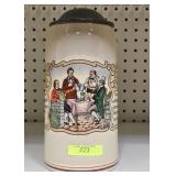 8.5' GERMAN PORCELAIN BEER STEIN