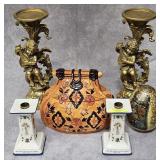 LOT OF ASST. CANDLES & HOME Dï¿½COR