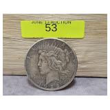 1923-S PEACE DOLLAR, VG+