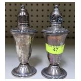 PAIR OF 4.5' OUCHI CREATIONS STERLING SHAKERS