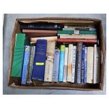 BOX LOT OF ASST. HARD & PAPERBACK BOOKS