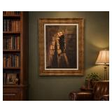 CARL SPITZWEG 'THE BOOKWORM' FRAMED PRINT