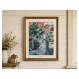 20' X 26: FRAMED 'AUGUSTA, GA, SARED HEART' PRINT