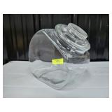 8' CLEAR GLASS STICK CANDY JAR