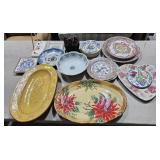 LOT OF ASST. CHINA, CERAMIC, & PORCELAIN Dï¿½COR
