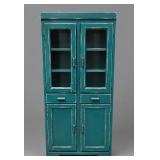 68' VINTAGE PAINTED JELLY CUPBOARD