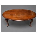 VIRGINIA GALLERIES BLACK CHERRY DROP LEAF TABLE