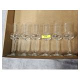 SET OF 6- BORMIOLI RISERVA 'GRAPPA' GLASSES