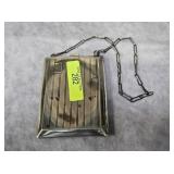 VINTAGE STERLING SILVER COIN PURSE, 91 GRAMS