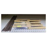 LOT OF ASST. WOOD TURNING CHISELS W/ BITS