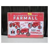 17' X 12' FARMALL METAL TRACTOR SIGN
