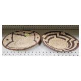 PAIR OF 11' NATIVE AMERICAN STYLE BASKETS
