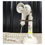 11' MOSS ROSE PORCELAIN TELEPHONE LAMP
