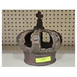 8' CAST IRON CROWN FIGURE